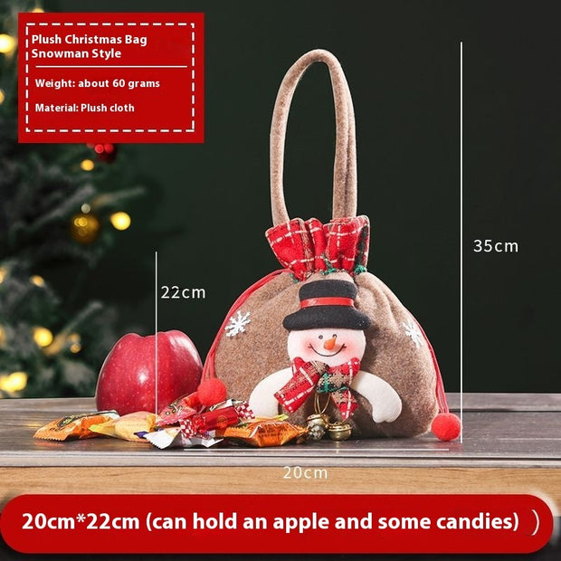 Christmas candy gift bag for children