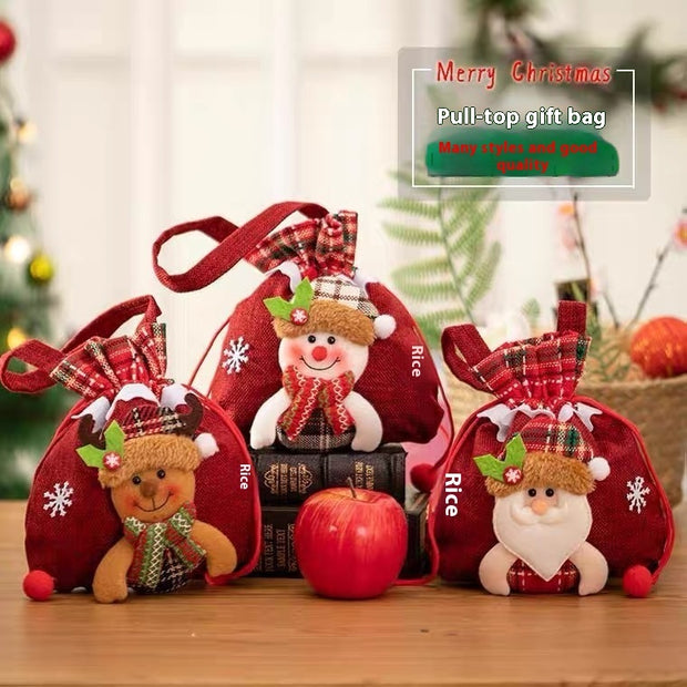 Christmas candy gift bag for children