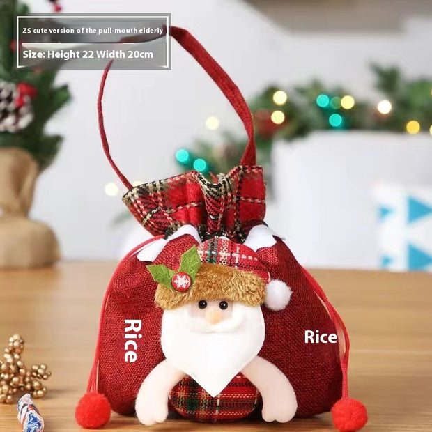 Christmas candy gift bag for children